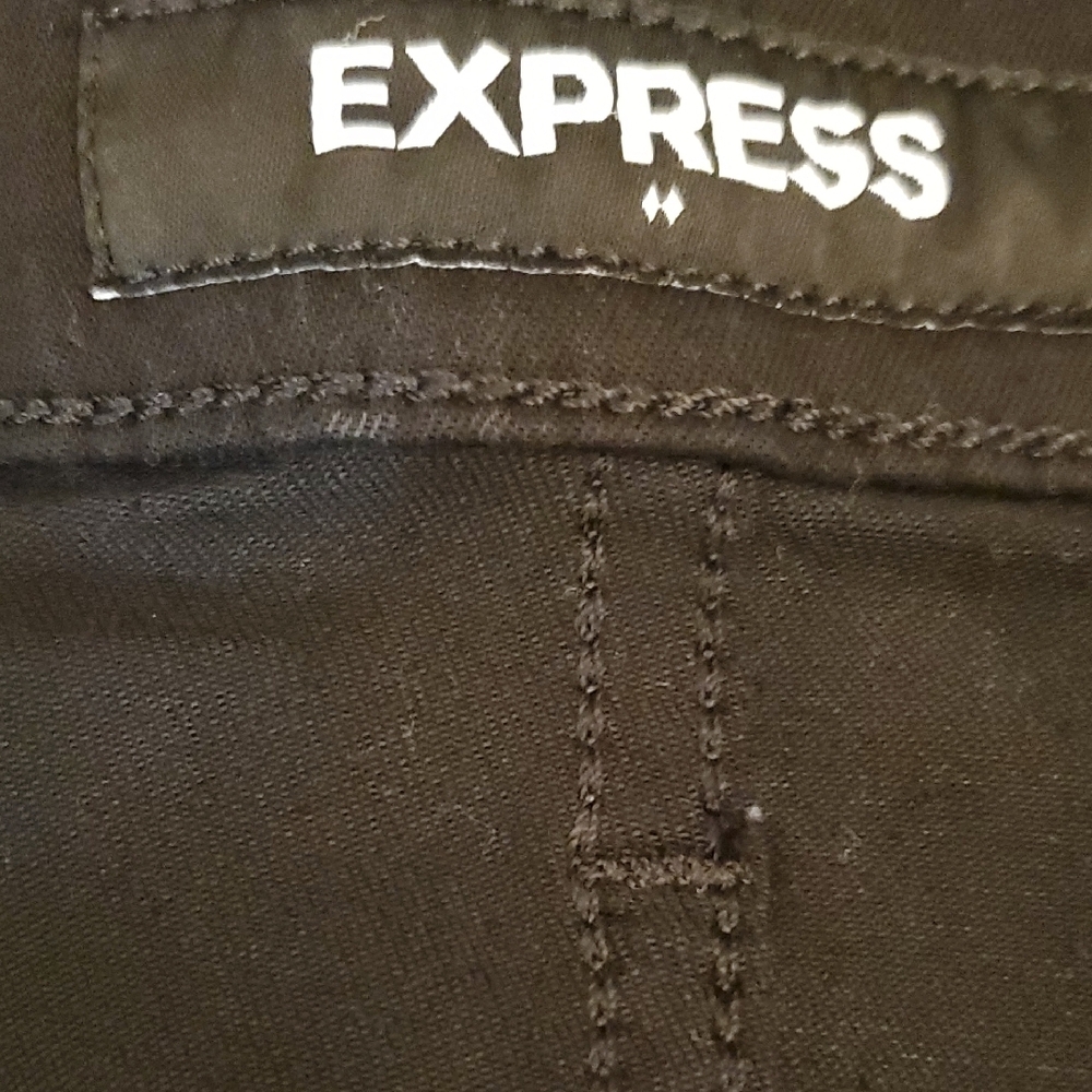 Express Men's Slim Black Jeans - Picture 2 of 6